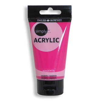 Daler - Rowney SIMPLY akrylová barva - Magenta 75 ml