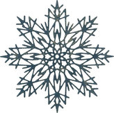 SIZZIX Thinlits vyřezávací  kovové šablony - sněhová vločka