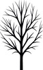 Strom - plastová šablona 443 Rozměr: C 14,5x14,5cm