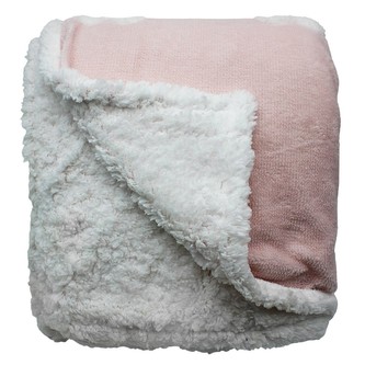 HOME ELEMENTS Beránková deka s jacquard vzorem 150 x 200 cm, 480 GSM