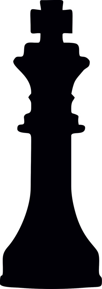 ARTEMISS Šachy král - plastová šablona 390 Rozměr: B 14,5x14,5cm