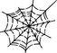 Pavučina - plastová šablona 363 Rozměr: C 14,5x14,5cm