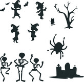 ARTEMISS Halloween 02 - plastová šablona 409 Rozměr: E 29x29cm