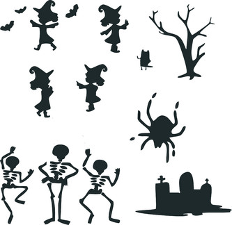 ARTEMISS Halloween 02 - plastová šablona 409 Rozměr: E 29x29cm