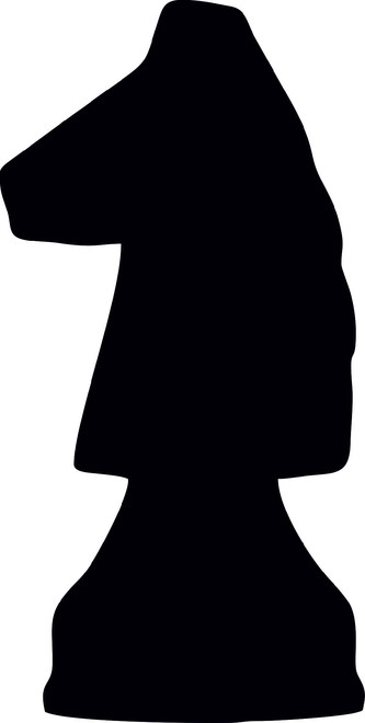 ARTEMISS Šachy kůň - plastová šablona 388 Rozměr: B 14,5x14,5cm