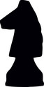 ARTEMISS Šachy kůň - plastová šablona 388 Rozměr: B 14,5x14,5cm