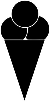 ARTEMISS Zmrzlina - plastová šablona 431 Rozměr: B 14,5x14,5cm