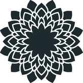 ARTEMISS Mandala - plastová šablona 471 Rozměr: G 29x29cm