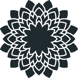 ARTEMISS Mandala - plastová šablona 471 Rozměr: G 29x29cm