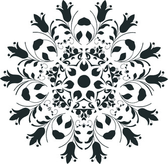 ARTEMISS Ornament - plastová šablona 417 Rozměr: G 29x29cm