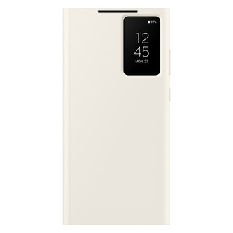 Samsung Smart View Wallet Case Galaxy S23U, Cream