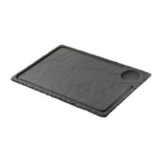 Revol Basalt talíř na steak 33 × 24 cm | REV-647781