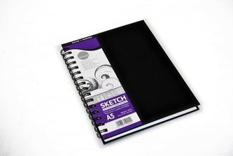 Daler - Rowney SIMPLY v knižní vazbě se spirálou A5, mikro perforovaný 100 g / m2, 54 listů