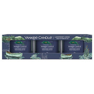 Yankee Candle Sada votivních svíček ve skle Lakefront Lodge 3 x 37 g unisex