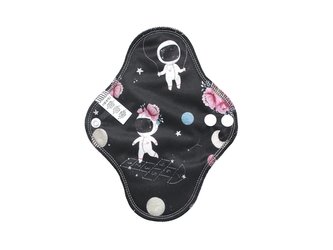 Slipová vložka (PUL) - Valentina ve vesmíru, růžový velur (kojenecký plyš)