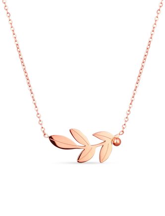 Rose Gold Big Leaf