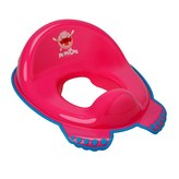 Dětské protiskluzové sedátko na WC MONSTERS růžové
