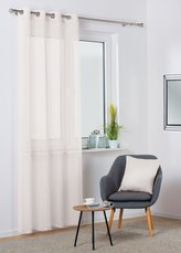 Dekorační záclona SOFIA smetanová 140x260 cm (cena za 1 kus) MyBestHome