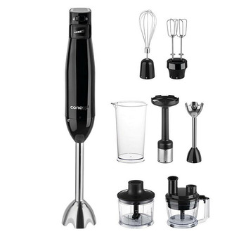Concept Tyčový mixér s food procesorem, chopperem, dvojitou metlou a mixovací nádobou TM5010 1000 W