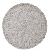 Prostírání kulaté KABO šedá O 38 cm Mybesthome