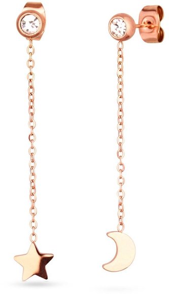 Naušnice Infinity Rose gold