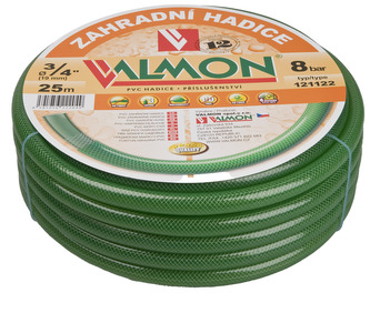 Hadice zelená transparentní Valmon - 1", role 25 m