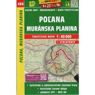 SC 484 Poľana, Muránska planina 1:40 000