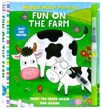 Magical Water Painting: Fun on the Farm: (Art Activity Book, Books for Family Travel, Kids' Coloring Books, Magic Color and Fade