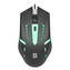 Defender Myš Hit MB-601, 1200DPI, optická, 4tl., drátová USB, černá, herní, podsvícená