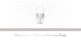 Zaproszenie Komunia (10szt)