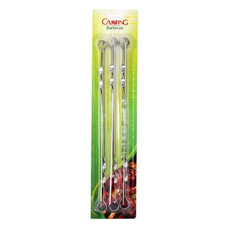 JEHLICE GRILOVACÍ TVAROVANÉ 60CM, NEREZ, 6KS