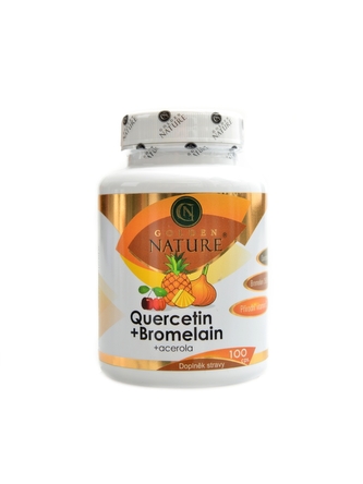 Golden Nature - Quercetin + Bromelain ( kvercetin ) komplex 100 kapslí