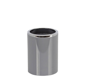 Kelímek na kartáčky šedý 8x10,5cm