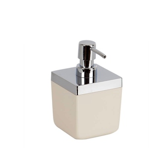 Dávkovač mýdla béžový 10x8,5x15,5cm