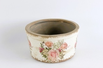 Keramický květináč Roses 9x16 cm