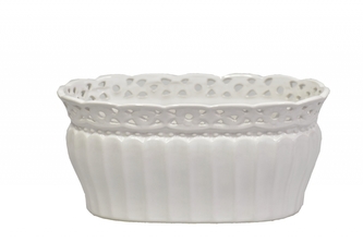 Keramický květináč Rustik 11x24x14 cm