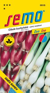 Cibuľa jarná - zmes zväzková (žltá, červená) 2g - séria DUO