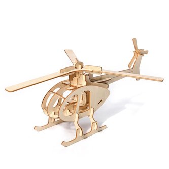 Puzzle Drewniane 3D Helikopter Puzzle Drewniane 3D Helikopter