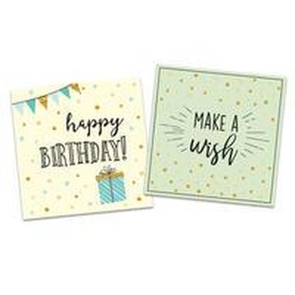 Gutscheinbox-Set: Make a wish / Happy Birthday!