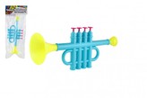 Trubka/Trumpeta plast 25cm 2 barvy v sáčku