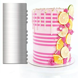 Stěrka na okraje dortů small Stripes 23x9cm - Cakesicq