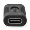 NEDIS USB adaptér/ USB 3.2 Gen 2/ USB-C zásuvka/ USB-C zásuvka/ 10 Gbps/ čierny