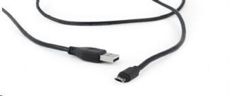GEMBIRD Kabel MicroUSB oboustranný univerzální konektor, 1,8m, černý