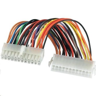 PREMIUMCORD Kábel napájací interný 24pin, predĺženie 25cm k zdrojom ATX