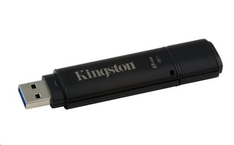 Kingston Flash Disk IronKey 8GB DataTraveler 4000 G2DM (USB 3.0, 256-bit šifrování AES) Kingston Flash Disk IronKey 8GB DataTraveler 4000 G2DM (USB 3.0, 256-bit šifrování AES)