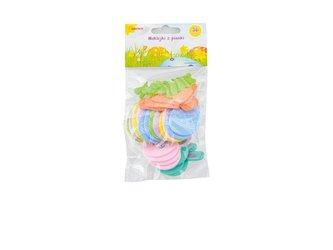 Naklejki wielkanocne z pianki 36szt