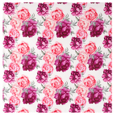 Ubrus s motivem pivoněk, 80x80 cm,100 % polyester.