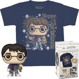 Funko Pocket POP! & Tee: Harry Potter - Holiday Harry dětské M