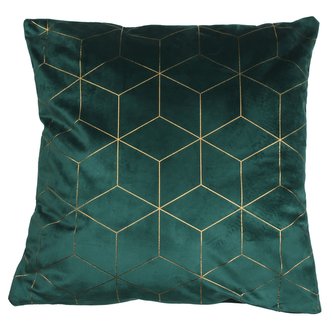 Polštář SANSO zelená 45x45 cm Mybesthome