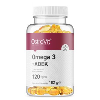 Omega 3 + ADEK - OstroVit - 120 kaps. - eucalypt Omega 3 + ADEK - OstroVit - 120 kaps. - eucalypt